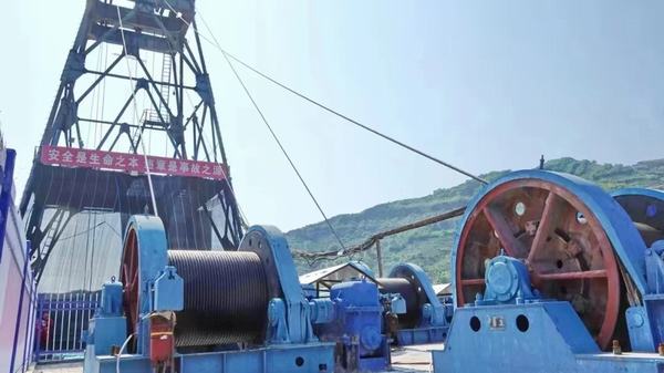 陕煤建设矿建二公司安装项目部如期完成王峰煤矿副立井井筒装备安装工程