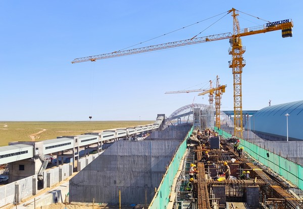 陕煤建设洗选煤运营公司第七项目部：中秋不停工，现场战正酣