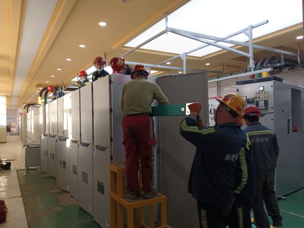 陕煤建设机电安装公司小保当项目部提前两天完成扩容工程