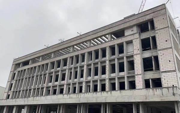 陕煤建设新城公司消防站工程顺利通过主体验收