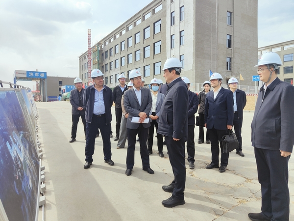 榆林市委书记张晓光一行莅临榆林市委党校新校区建设项目调研指导工作