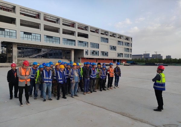 陕煤建设咸阳分公司沣西新城第五学校项目：贯彻绿色理念 践行绿色施工