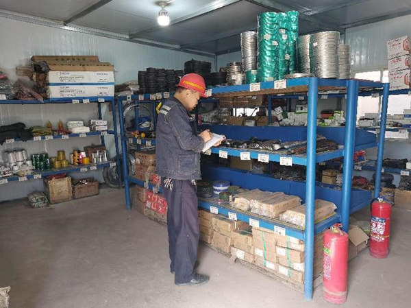陕煤建设汉中分公司强化物资管理 当好项目部“后勤兵”