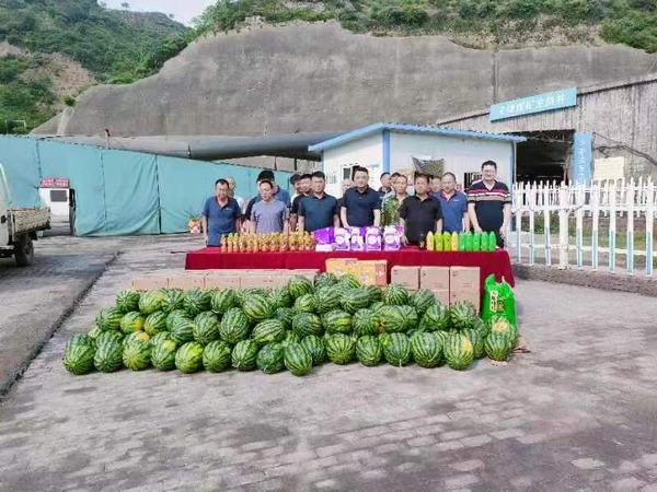 韩城矿业王峰煤矿领导莅临陕煤建设矿建二公司项目部检查慰问
