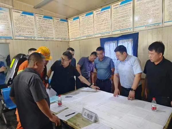 陕煤建设矿建二公司第二项目部组织开展火灾事故演练