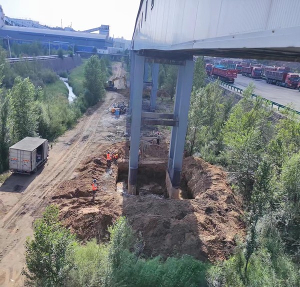 陕煤建设洗选煤运营公司柠条塔运营项目部：降雨来袭，守护平安夜色！