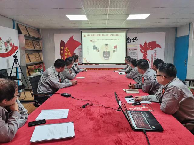 陕煤建设韩城分公司土建九项目部:党支部持续强化安全监督 筑牢安全防线