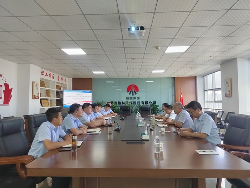 陕西陕煤嘉恒建设管理公司到陕煤建设榆林公司调研座谈