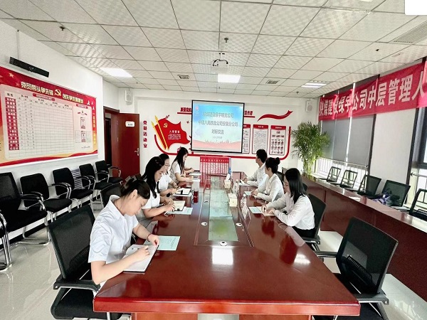 陕煤建设绿宇公司:陕煤建设绿宇公司与中建八局西北公司安装分公司开展党建对标交流