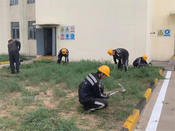 陕煤建设洗选煤运营公司神渭首端运营项目部： 美化环境 焕然一新 打造卫生标准化