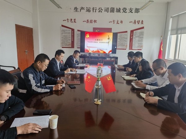 陕煤建设洗选煤运营公司神渭蒲城运营项目部： 开展“党员带头查安全 排查隐患防风险”主题党日活动