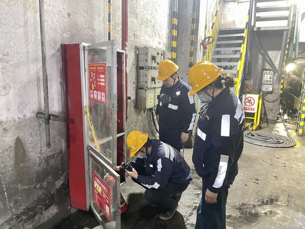 陕煤建设洗选煤运营公司神渭首端运营项目部： 节前项目大检查  把牢安全生产关