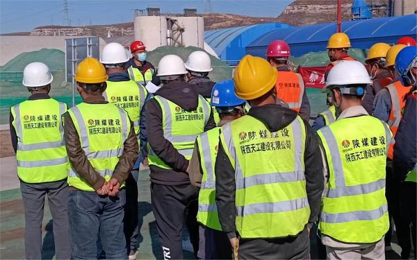 陕煤建设天工公司土建四部：“安全党课”做引领  “安全承诺”最强音