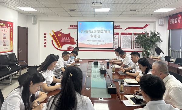 陕煤建设绿宇公司：以学促干确保全国“两会”精神见行见效