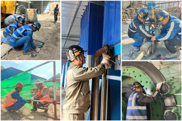 陕煤建设矿建三公司：弧光闪闪大干忙