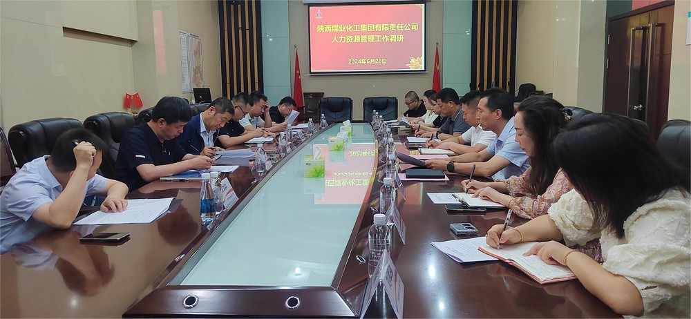 陕煤集团调研建设集团人力资源管理工作