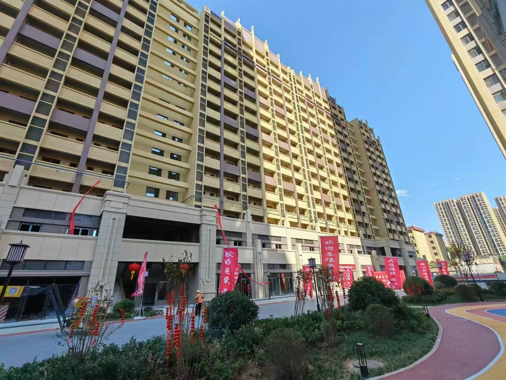 陕煤建设铜煤公司十五项目部韩南韩北城中村改造项目交房顺利进行中