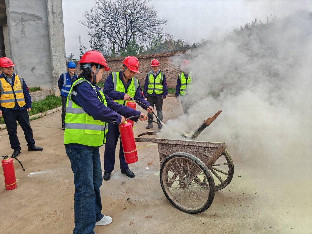 陕煤建设铜煤公司第一项目部:多措并举筑防线 演练行动护安全