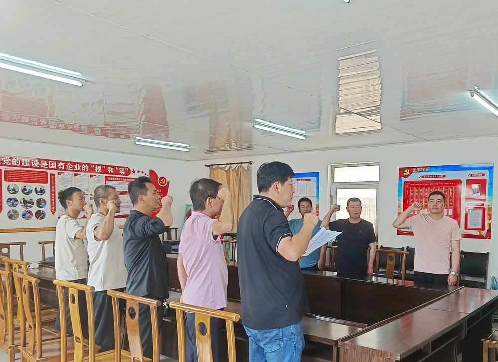 陕煤建设韩城分公司安装六项目部：安全“不违章” 青春勇担当