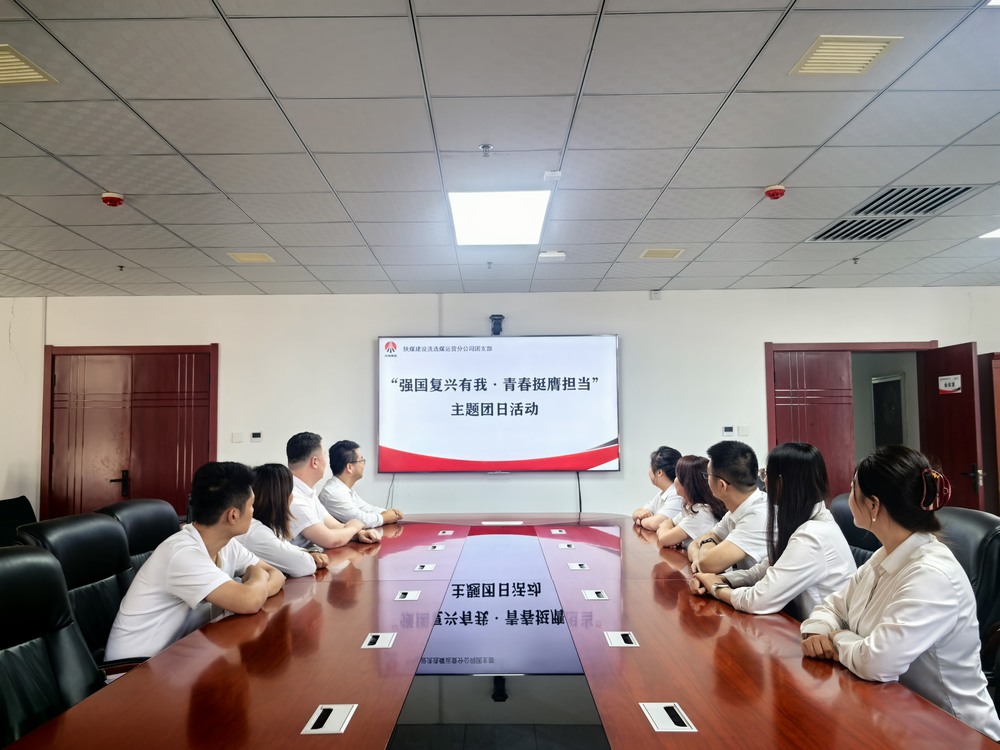 陕煤建设洗选煤运营公司团支部开展“强国复兴有我?青春挺膺担当”主题团日活动