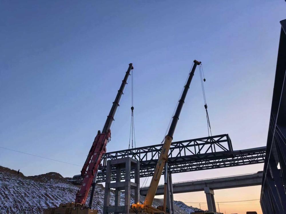 陕煤建设渭南分公司第二安装项目部：鏖战寒冬 架起通途