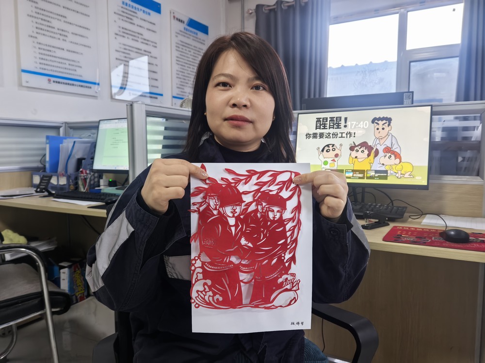 陕煤建设洗选煤运营公司第五项目部：当非遗剪纸遇安全生产