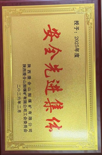 陕煤建设洗选煤运营公司澄合山阳运营项目部： 喜获殊荣鼓干劲 砥砺奋进新征程